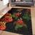Hawaii Area Rug Hawaii Turtle Map Style Drawing Polynesian