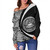 Samoa Off Shoulder Sweatshirt American Samoa Coat Of Arm Lauhala White Circle