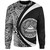 Samoa Sweatshirt American Samoa Coat Of Arm Lauhala White Circle