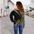 Fiji Off Shoulder Sweatshirt Coat Of Arm Lauhala Gold Circle