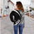 Fiji Off Shoulder Sweatshirt Coat Of Arm Lauhala White Circle