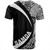 Samoa T-Shirt Coat Of Arm Lauhala White Circle