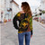 Hawaii Off Shoulder Sweatshirt Hawaii Turtle Kanaka Reggae