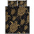 Hawaii Quilt Bed Set Turtle Pattern Golden