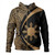 Philippines Hoodie Coat Of Arm Lauhala Gold Circle