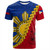 Philippines T-Shirt Philippines Sun Polynesian With Flag