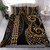 Hawaii Bedding Set Hawaiian Map Kakau Style Gold