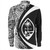Guam Long Sleeve Shirt Coat Of Arm Lauhala White Circle