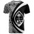 Guam T-Shirt Coat Of Arm Lauhala White Circle