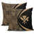 Hawaii Pillow Cover Kanaka Maoli Hawaiian Map Lauhala Gold Circle