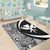 Hawaii Area Rug Kanaka Maoli Hawaiian Map Lauhala White Circle