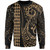 Hawaii Sweatshirt Hawaiian Map Kakau Style Gold