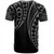 Hawaii T-Shirt Hawaiian Map Kakau Style White