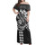 Hawaii Polynesian Combo Dress And Hawaiian Shirt - The Flow Of Ocean White