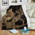 Hawaii Premium Blanket Anchor Poly Tribal Gold