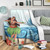 Hawaii Premium Blanket Hula Dance Cartoon