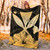 Hawaiian Premium Blanket Kanaka Maoli Hibiscus Polynesian Love Gold