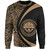 Federated States of Micronesia Sweatshirt Coat Of Arm Lauhala Gold Circle