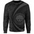 Federated States of Micronesia Off Shoulder Sweatshirt Coat Of Arm Lauhala Gray Circle
