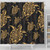 Hawaii Shower Curtain Turtle Pattern Golden