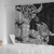 Hawaii Turtle Shower Curtain Polynesian Hibiscus Art Gray
