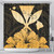 Hawaiian Shower Curtain Kanaka Maoli Hibiscus Polynesian Love Gold