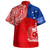Samoa Hawaiian Shirt Polynesian Flag With Coat Of Arms