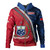 Samoa Hoodie - Samoa Coat Of Arms With Polynesian Tribal Flag Style