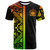 Samoa T-Shirt - Samoa Coat Of Arms With Polynesian Tribal Pattern Reggae