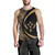 Kosrae Tank Top Coat Of Arm Lauhala Gold Circle