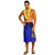 American Samoa Lavalava - Bald Eagles Polynesian Pattern Blue