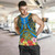Tuvalu Polynesian Men Tank Top - Tuvalu Independence Day with Polynesian Hibiscus