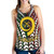 Vanuatu Women Racerback Tank - Vanuatu Independence Anniversary With Arm Polynesian Patterns
