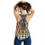 Vanuatu Women Racerback Tank - Vanuatu Independence Anniversary With Arm Polynesian Patterns