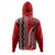 New Zealand Hoodie Maori Fabic Pattern Silvers Fern