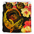 Hawaii Polynesian Bedding Set - Hawaii Sharks Tribal Patterns Orange
