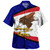 American Samoa Hawaiian Shirt - American Samoa Polynesian Flag With Coat Of Arms