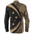 Papua New Guinea Long Sleeve Shirt Coat Of Arm Lauhala Gold Circle
