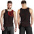 Polynesian Men Tank Top - Polynesian Tattoo Style Version 2 Red