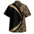 Solomon Islands Hawaiian Shirt Coat Of Arm Lauhala Gold Circle