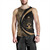 Solomon Islands Tank Top Coat Of Arm Lauhala Gold Circle