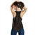 Polynesian Women Racerback Tank - Polynesian Tattoo Style Version 2 Orange
