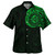 Polynesian Hawaiian Shirt - Polynesian Tattoo Style Version 2 Green