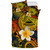 American Samoa Polynesian Bedding Set - Lauhala Turtle Plumeria Tropical