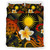 Marshall Islands Polynesian Bedding Set - Lauhala Turtle Plumeria Tropical