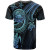 American Samoa Custom Personalised T-shirt - Blue Turtle 2