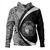 Nauru Hoodie Coat Of Arm Lauhala White Circle