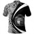 Nauru Polo Shirt Coat Of Arm Lauhala White Circle