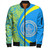 Palau Bomber Jacket Coat Of Arm Lauhala Circle