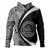 Palau Hoodie Coat Of Arm Lauhala White Circle
